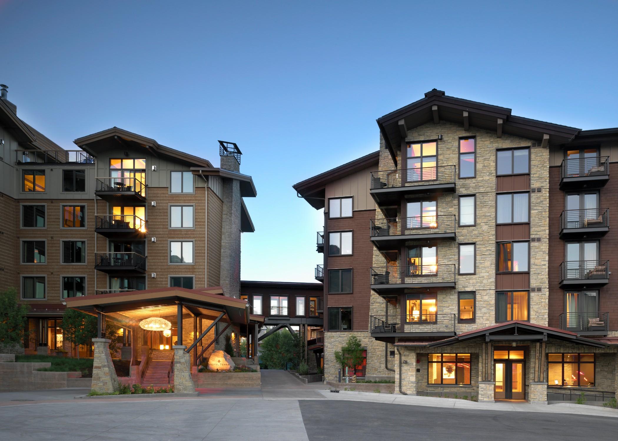 Hotel Terra Jackson Hole, A Noble House Resort Teton Village Exterior foto