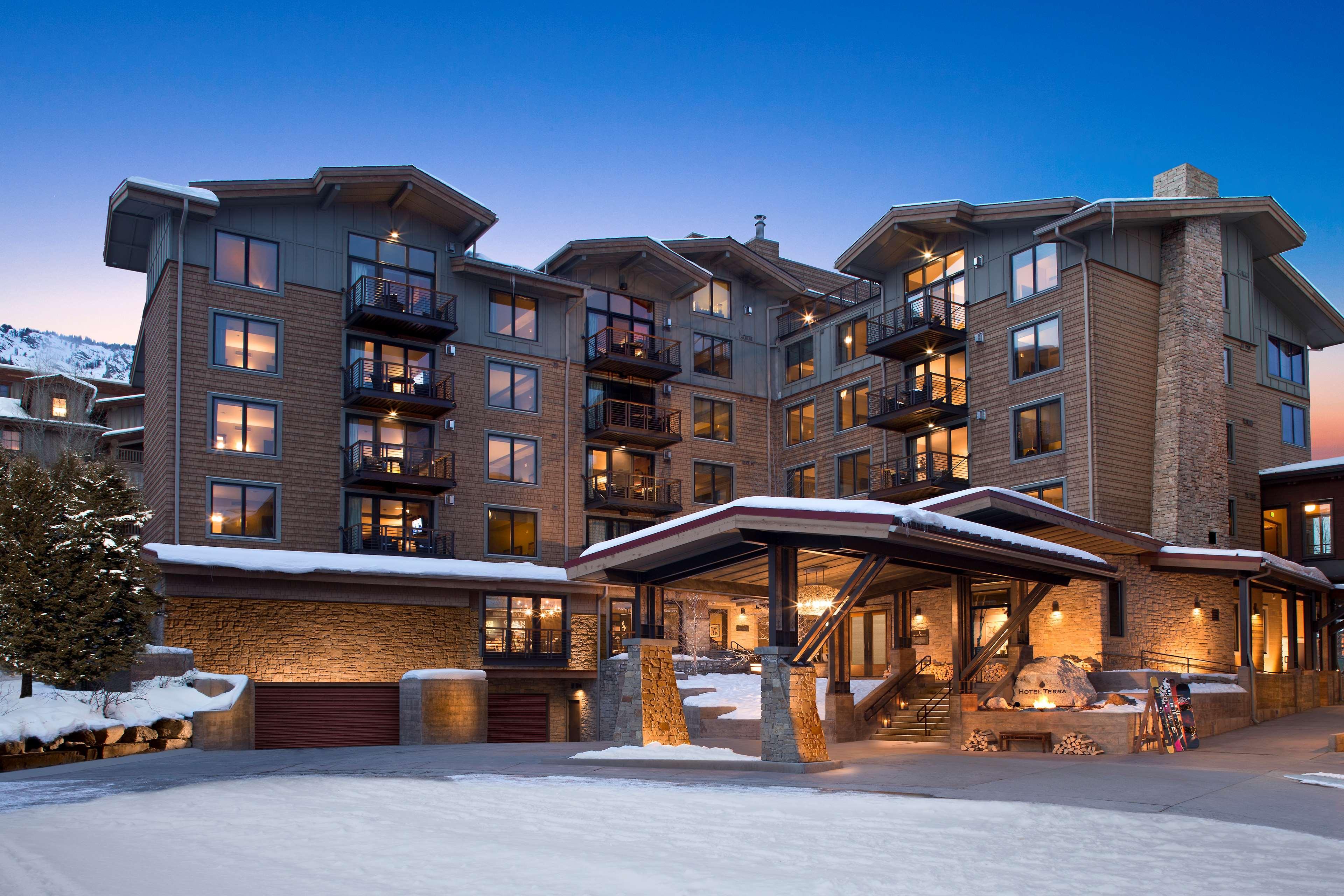 Hotel Terra Jackson Hole, A Noble House Resort Teton Village Exterior foto