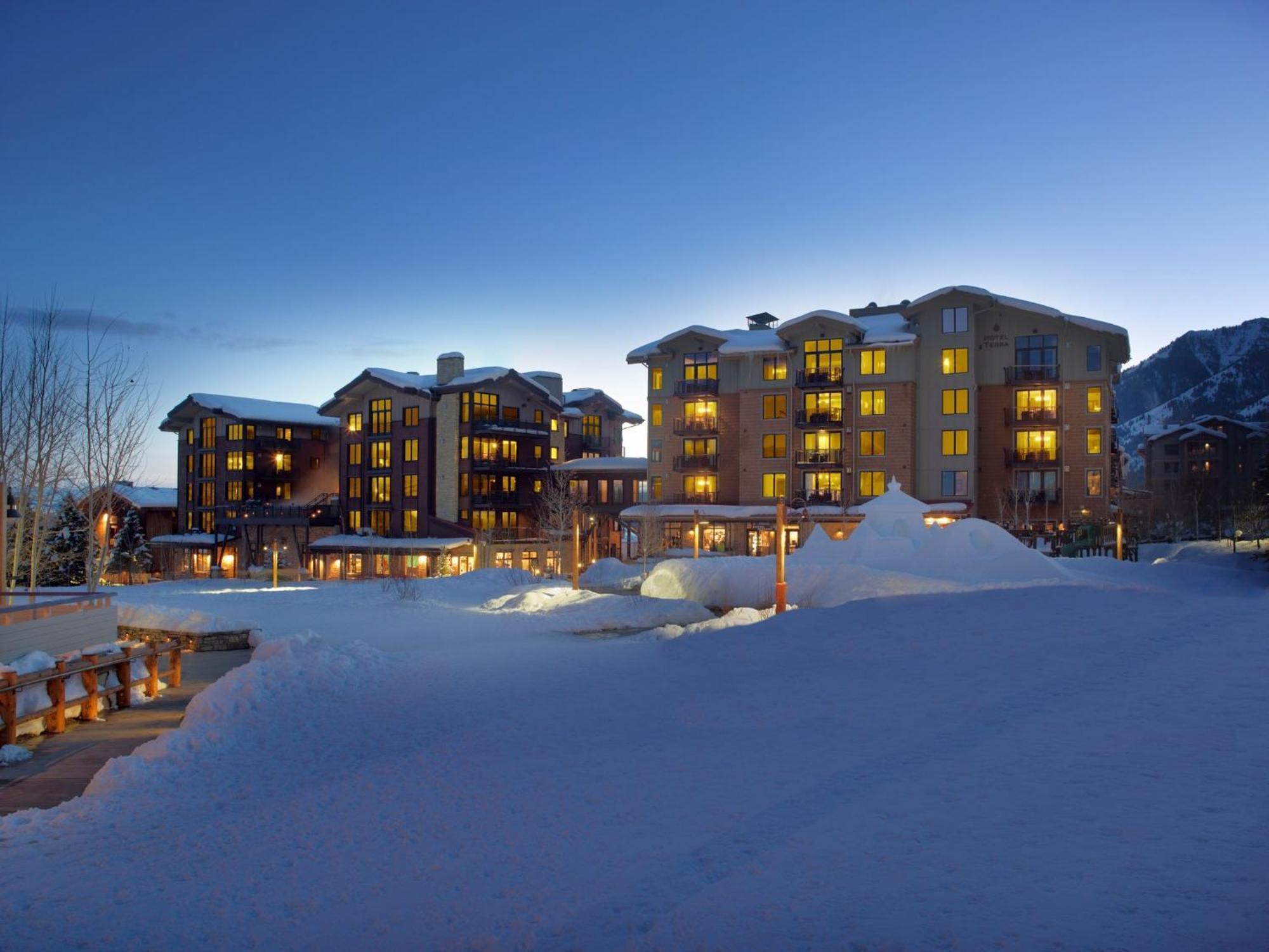 Hotel Terra Jackson Hole, A Noble House Resort Teton Village Exterior foto